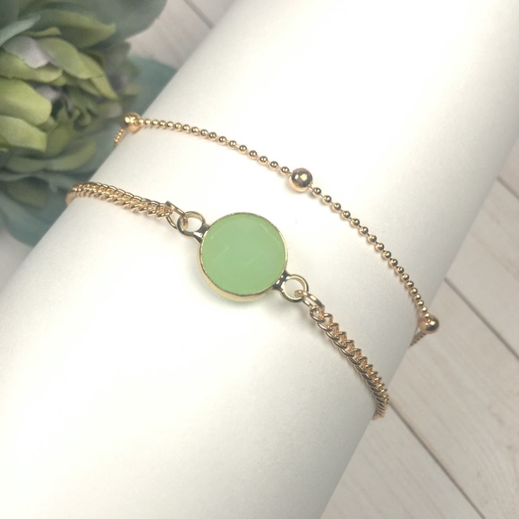 Crystal Boho Anklet Set - Picture 7 of 7